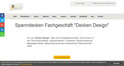Desktop Screenshot of decken-design.com