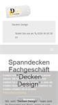 Mobile Screenshot of decken-design.com
